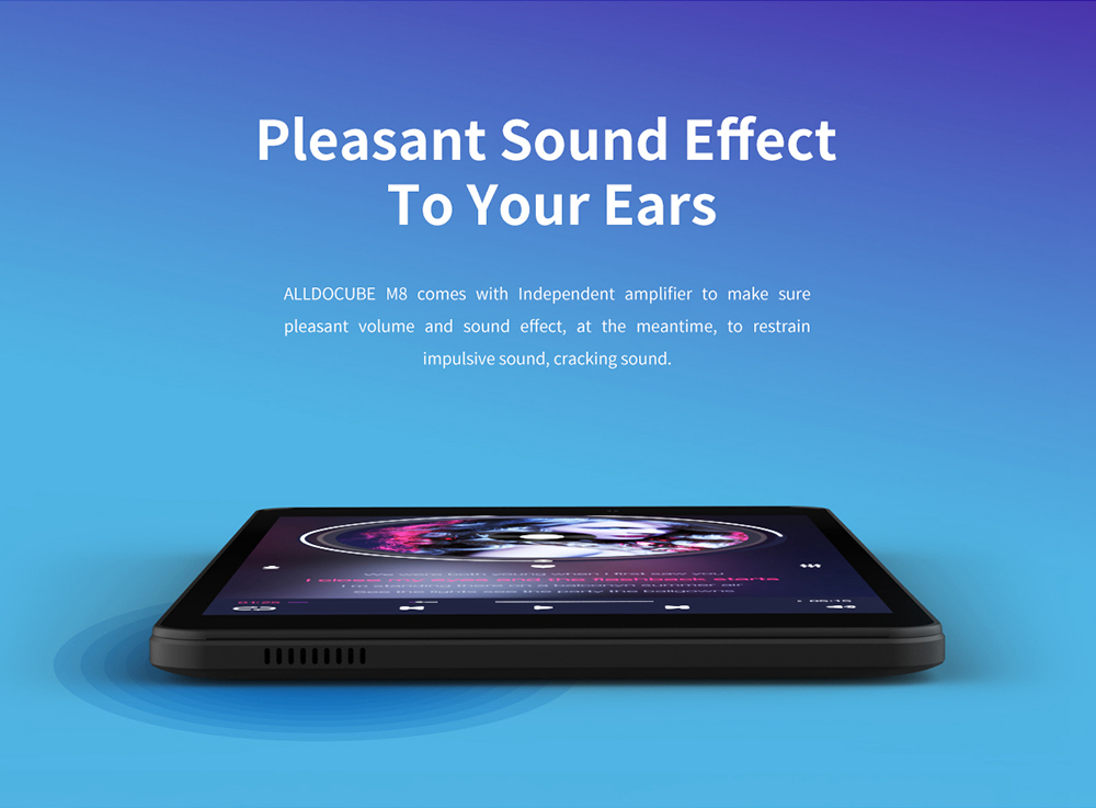 ALLDOCUBE Cube M8 4G LTE Phablet MTK6797X Deca Core 8" IPS Screen 1920*1200 GPS Android 8.0 Dual SIM 3GB RAM 32GB ROM - Gray
