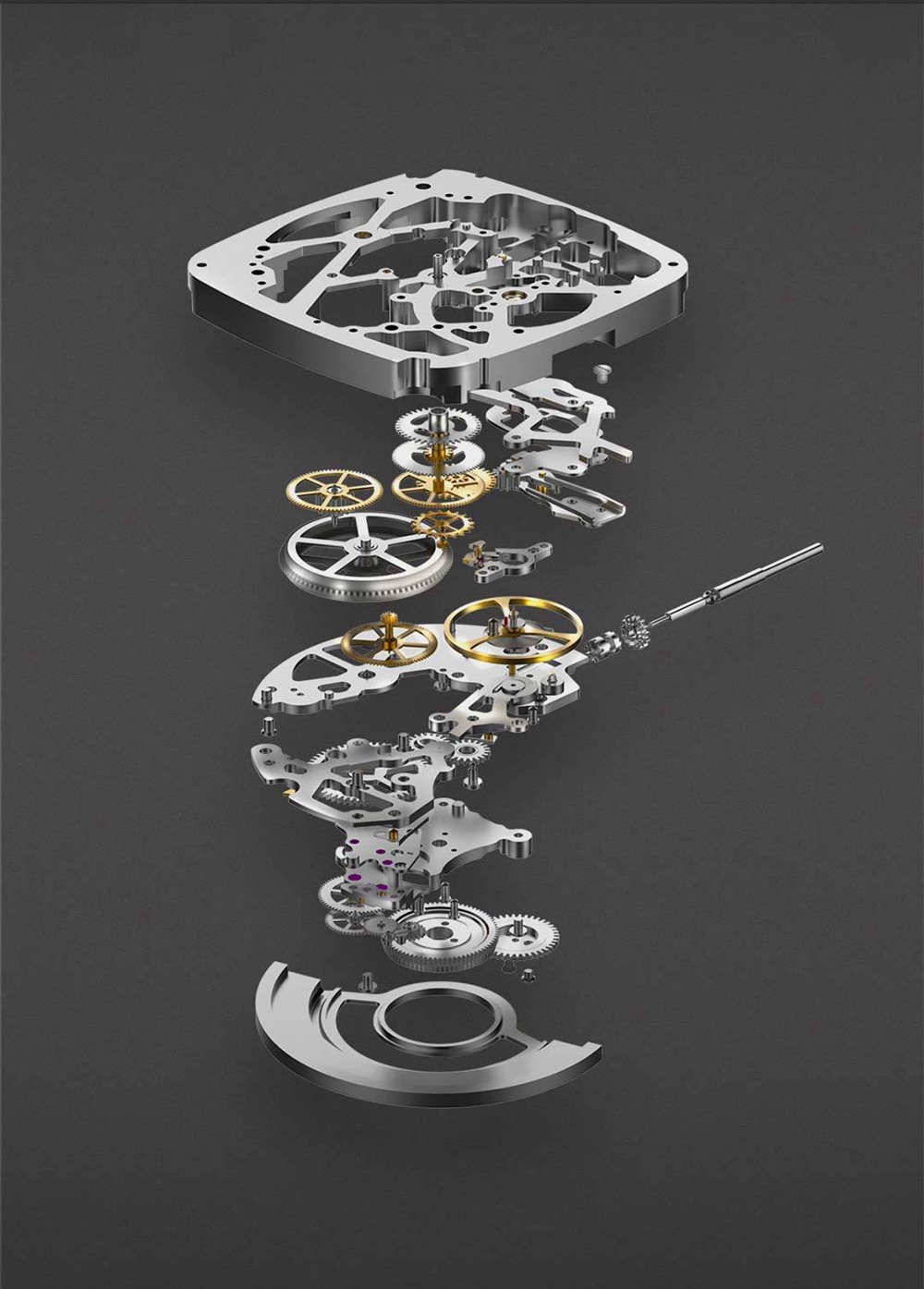 Xiaomi CIGA Design Z Series Mechanical Watch Sapphire Mirror 3ATM - Black