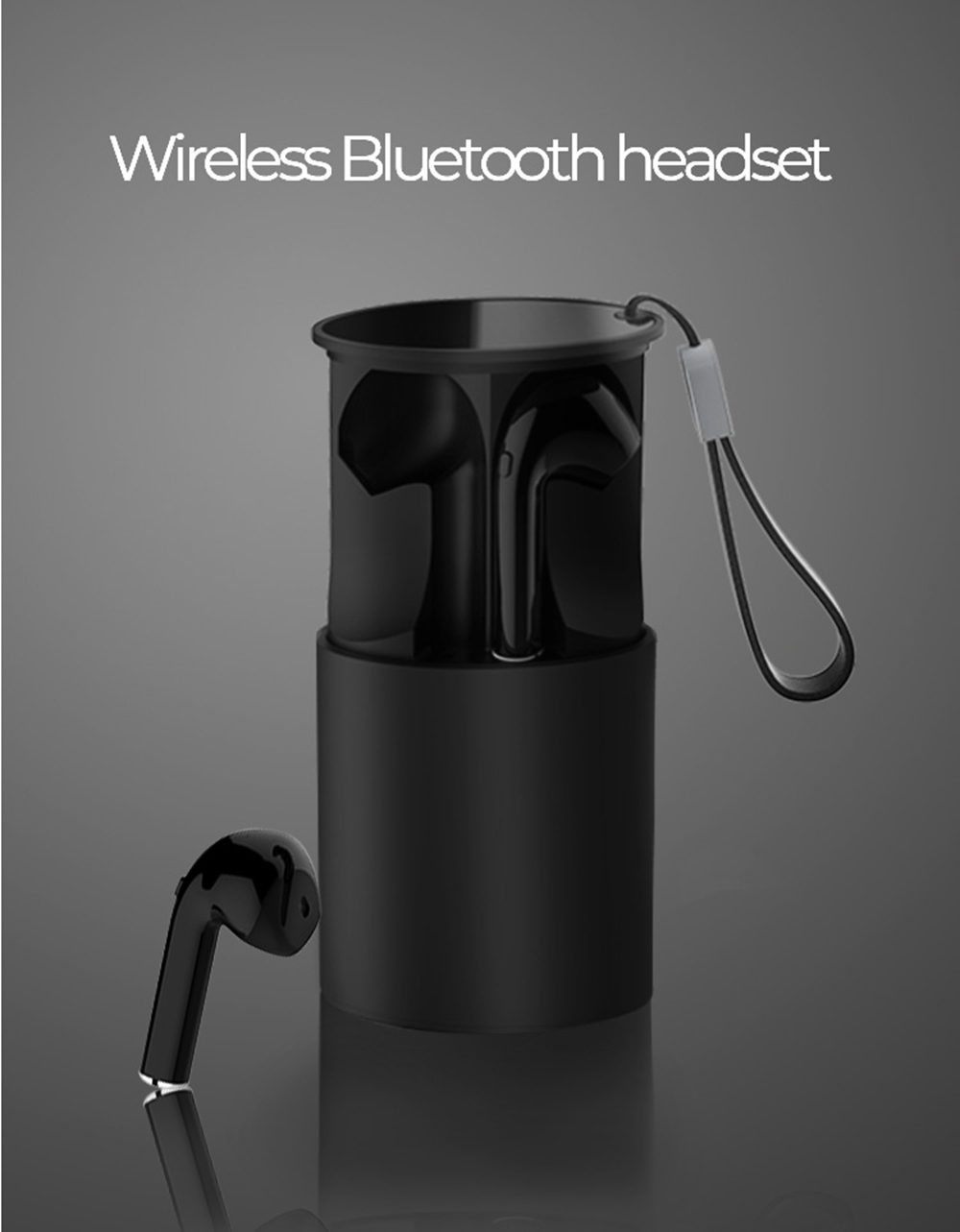Myinnov MKJ I9s TWS Dual Bluetooth 5.0 Earbuds About 6 Hours Working Time - White