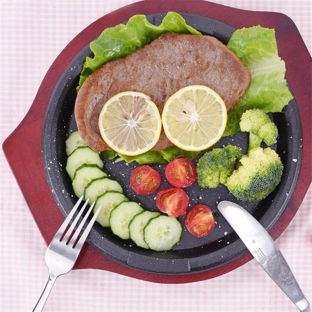 26 Inch Round Baking Pizza Tray Cooking Tools Skillet Cast Iron Pan Without Pot Lid