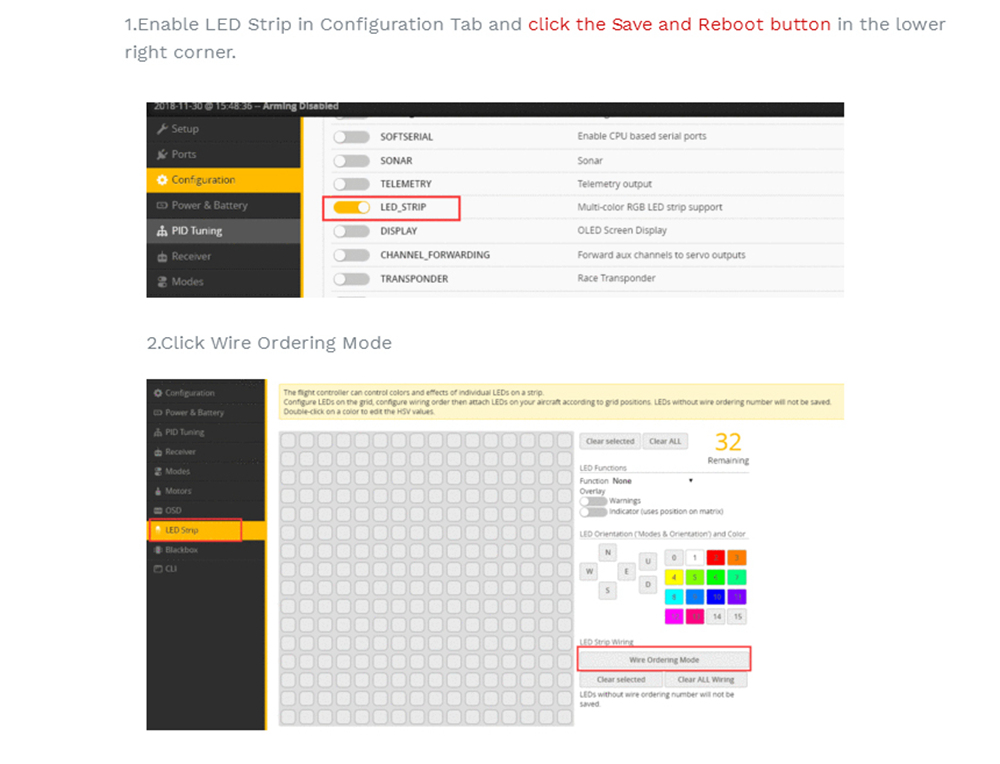 2PCS BETAFPV LED Board for FPV Racing Drone