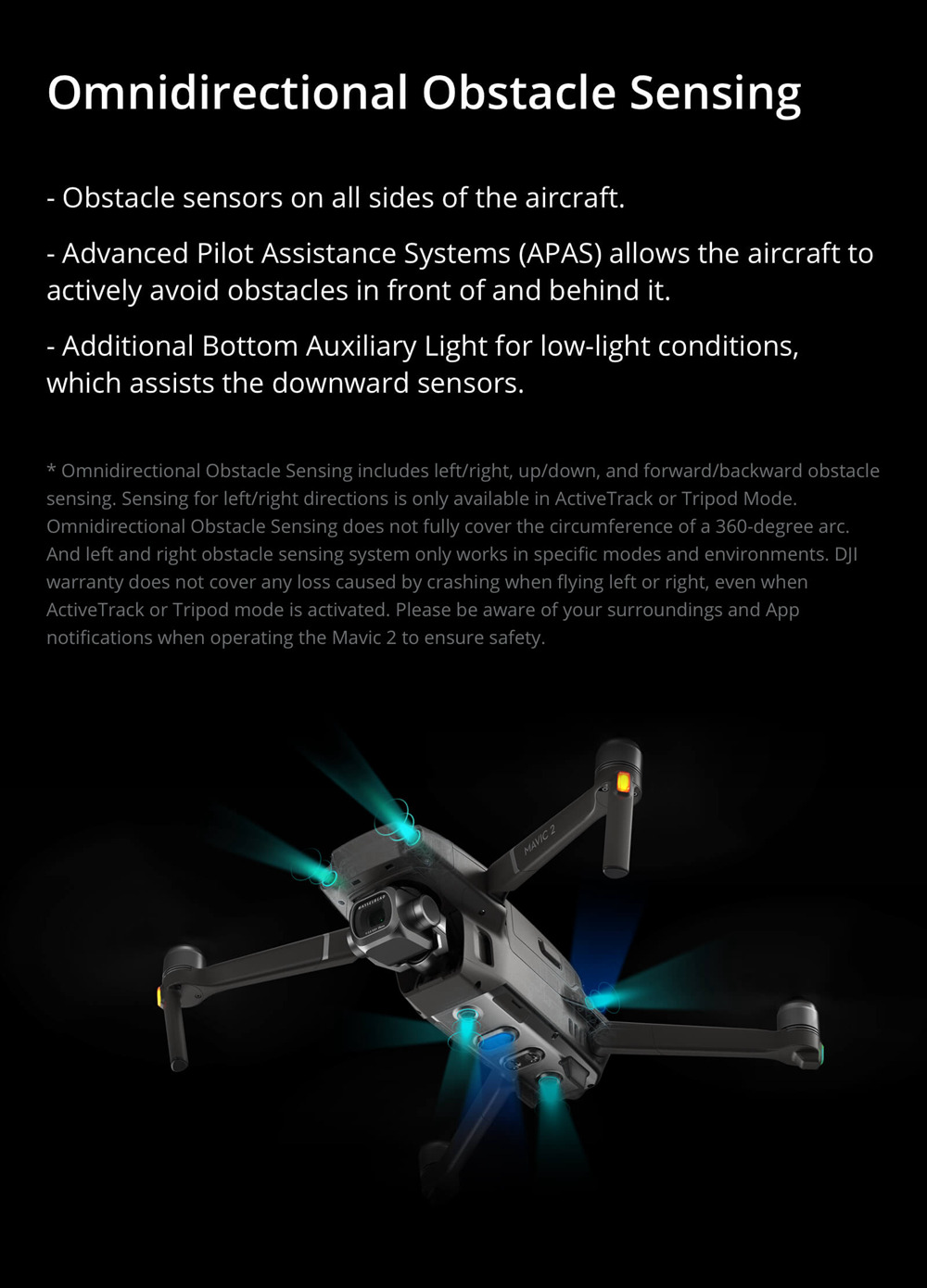 DJI Mavic 2 Zoom 3-Axis Gimbal Camera 1/2.3" CMOS Sensor 2x Optical Zoom Foldable RC Drone with DJI Smart Controller