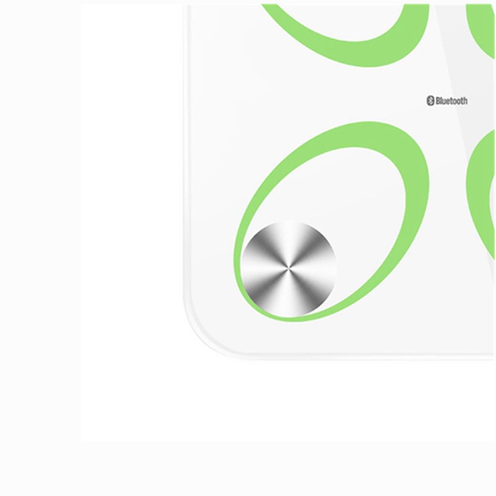 Smart Electronic Body Fat Scale LED Digital Display Bluetooth APP Control - Green