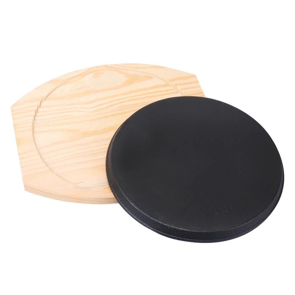 Baking Skillet Cast Iron Pan BBQ Griddle Cooking Tools Without Pot Lid