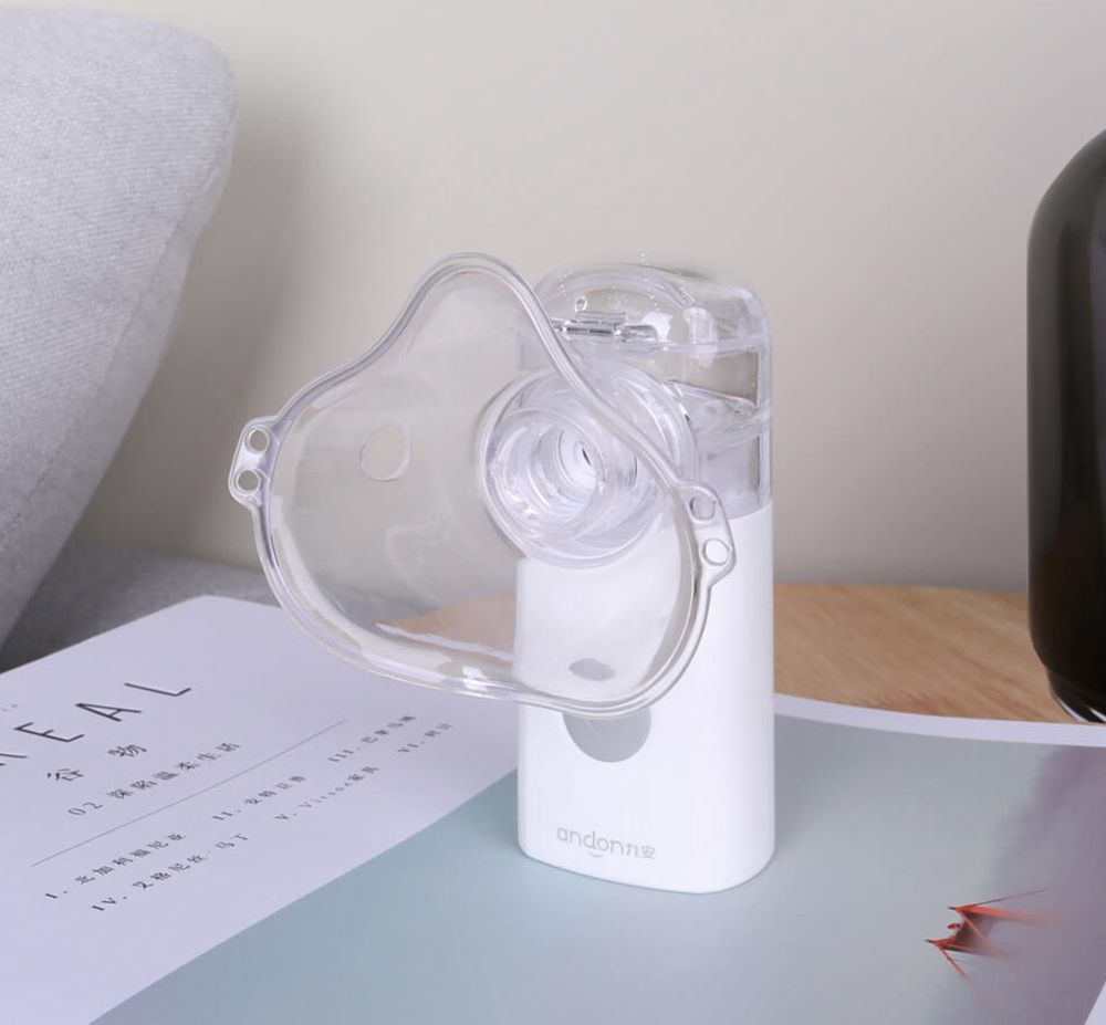 Xiaomi Andon VP-M3A Micro Mesh Nebulizer for Adult Children Healthcare Stable Nebulization Rate USB Charging - White
