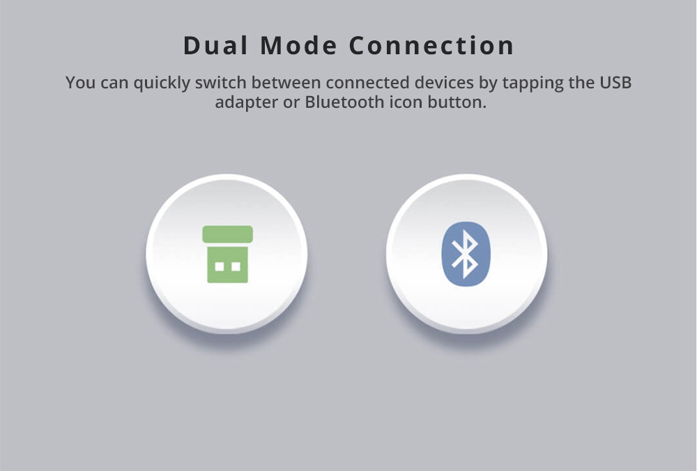 Xiaomi MIIIW Wireless Bluetooth/2.4G Dual-mode Keyboard 102 Keys Ergonomics Ultra-thin Design Support Windows / Mac os / Android / Ios -  White