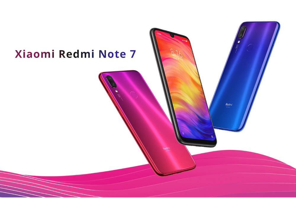 Xiaomi Redmi Note 7 6.3 Inch 4G LTE Smartphone Snapdragon 660 4GB 64GB 48.0MP+5.0MP Dual AI Cameras MIUI 9 Type-C Quick Charge IR Remote Control - Black