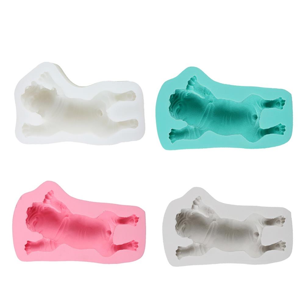 Dog Silicone Mold Fondant Mould DIY Cooking Tools for Cake - White Type A
