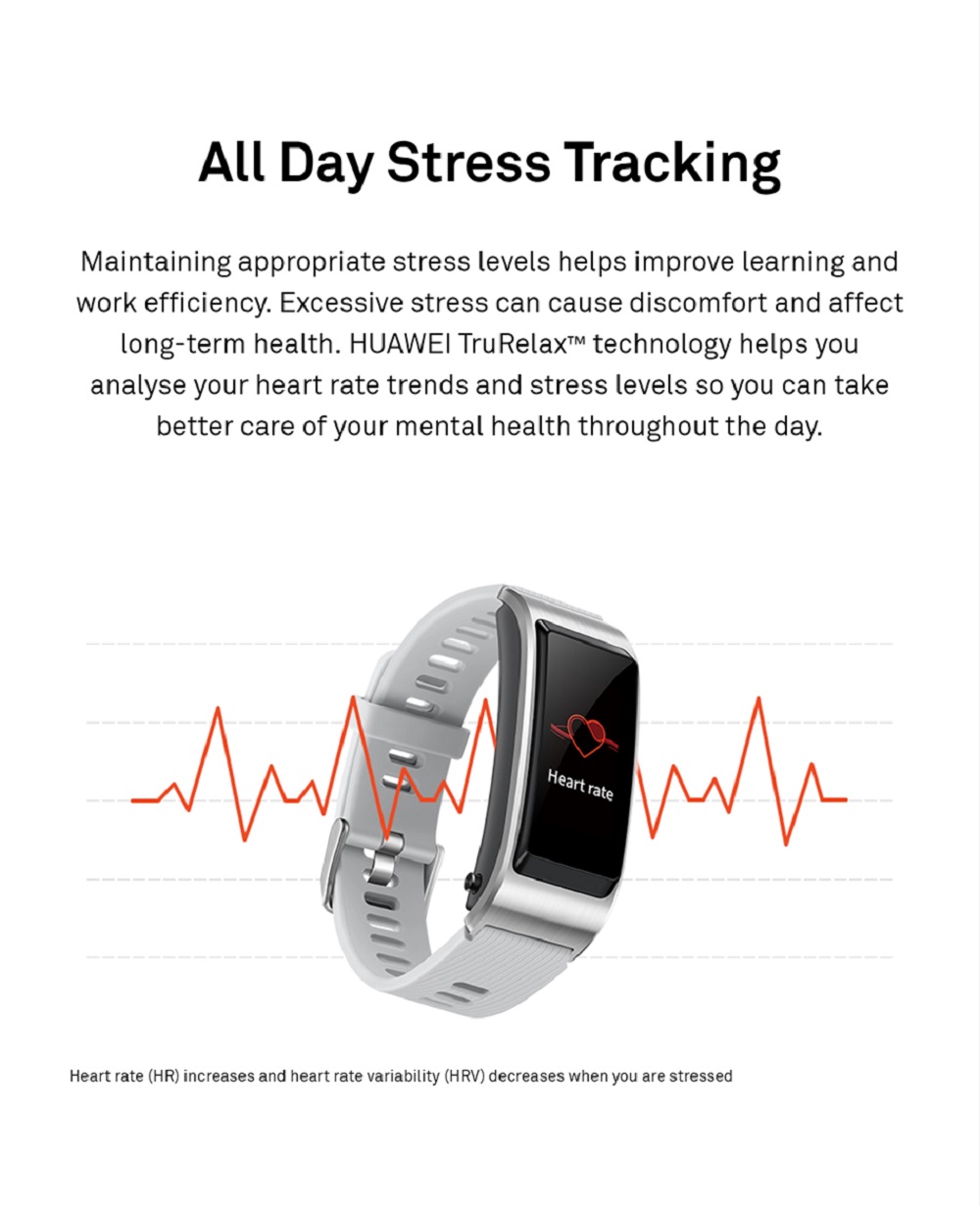 Huawei TalkBand B5 Bluetooth Smart Bracelet Heart Rate Sleep Monitor Headset Function - Mocha Brown