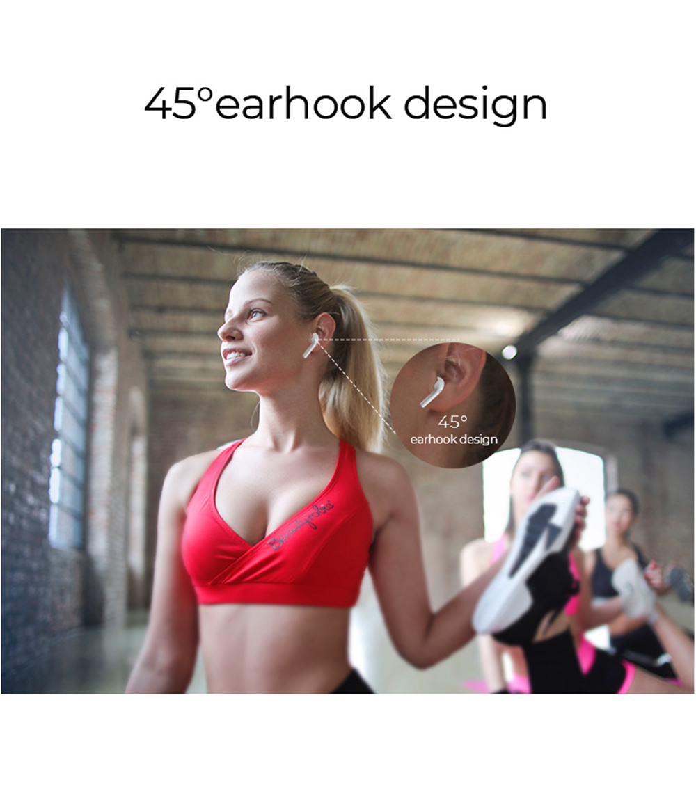 Myinnov MKJ I9s TWS Dual Bluetooth 5.0 Earbuds About 6 Hours Working Time - White