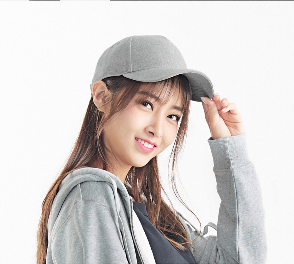 Xiaomi Youpin Solid Color Baseball Cap 2 Hip Hop Hat - Light Gray