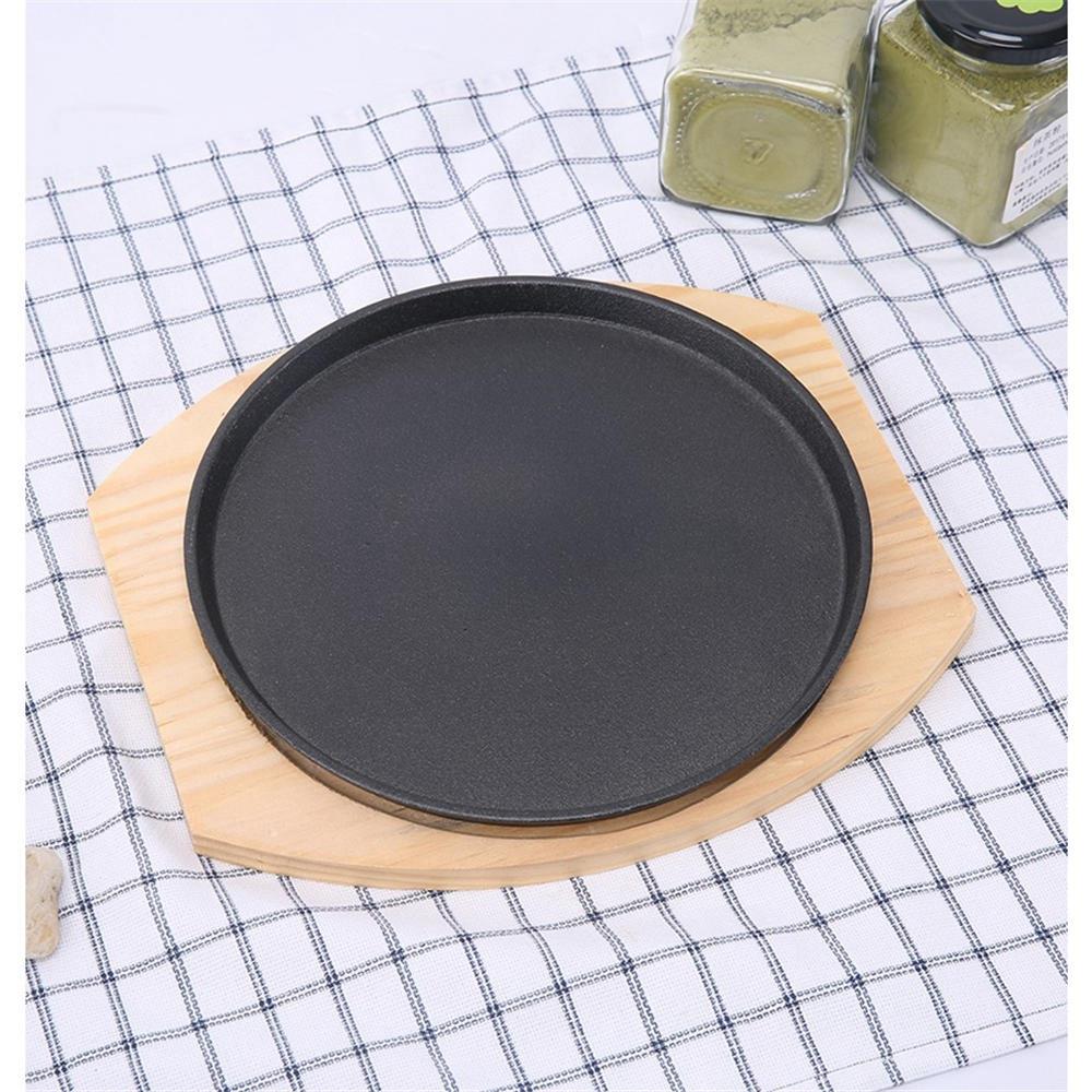 Baking Skillet Cast Iron Pan BBQ Griddle Cooking Tools Without Pot Lid