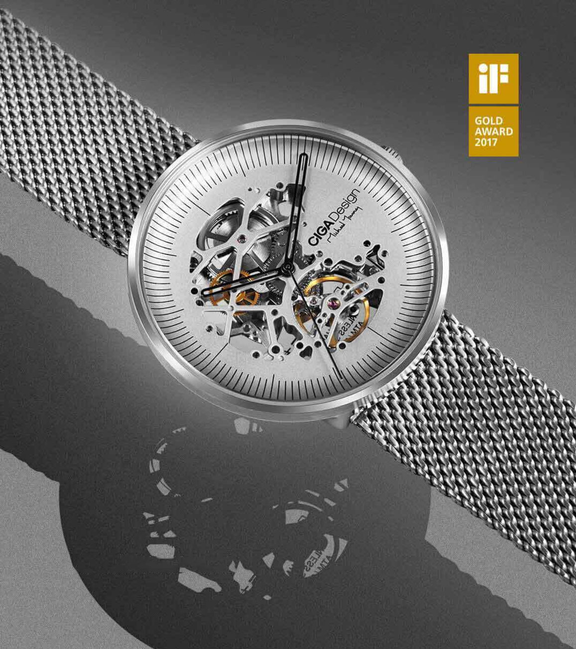 Xiaomi CIGA Design Hollowed-out Mechanical Automatic Watch - Black