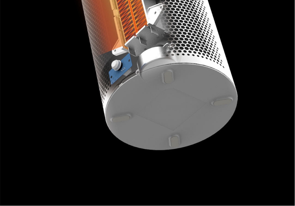 Xiaomi ARDOR Human Body Sensor Smart Space Heater Wide-angle Wind Over-heating Tip-over Design 3 Heat Settings - White