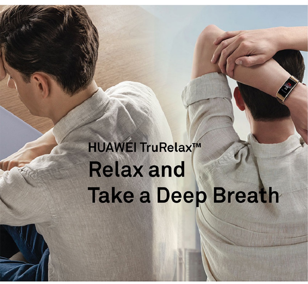 Huawei TalkBand B5 Bluetooth Smart Bracelet Heart Rate Sleep Monitor Headset Function - Mocha Brown