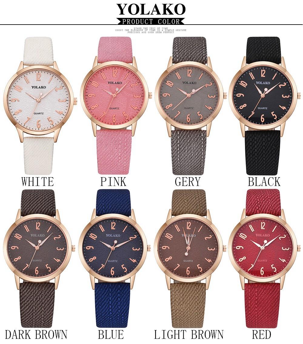 YOLAKO YK41 Women Quartz Watch White