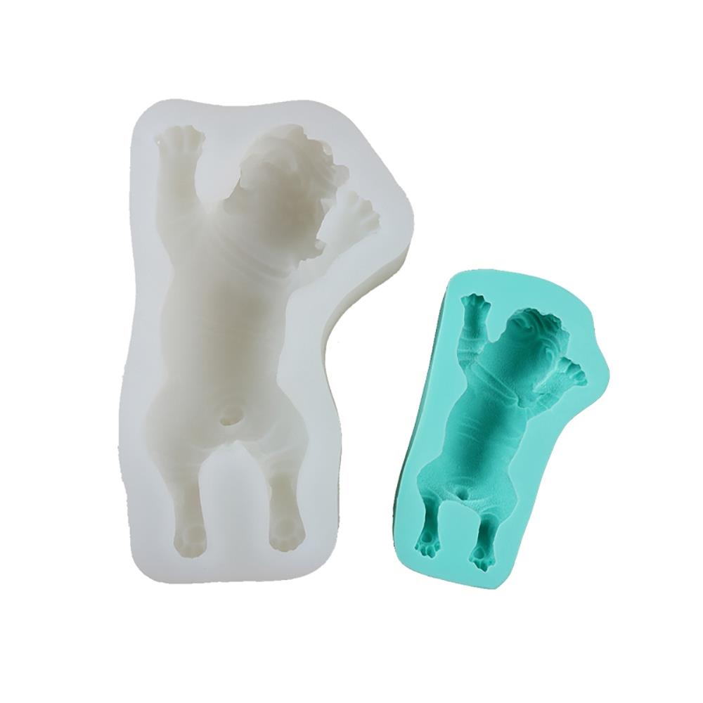 Dog Silicone Mold Fondant Mould DIY Cooking Tools for Cake - White Type A