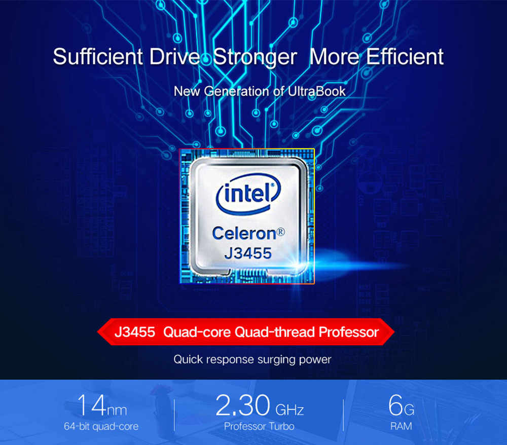 CENAVA P14 Laptop Intel celeron J3455 Quad Core 14" IPS Screen 1920*1080 Windows 10 6GB RAM 240GB SSD - Rose Gold