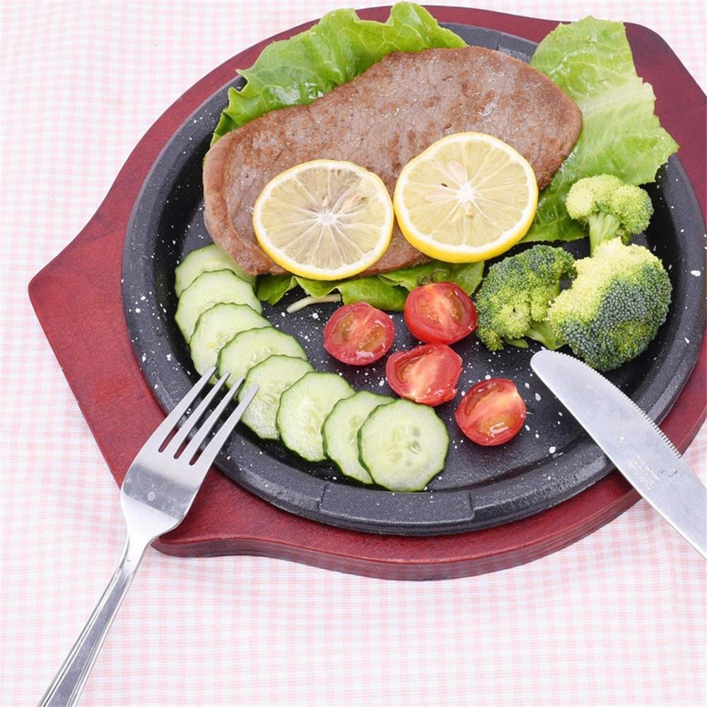 26 Inch Round Baking Pizza Tray Cooking Tools Skillet Cast Iron Pan Without Pot Lid