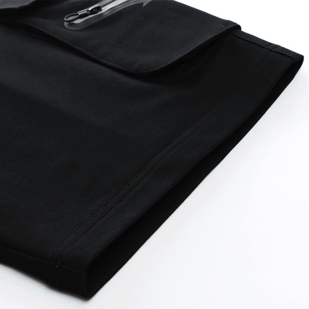 DK17 Men Casual Sports Tethers Shorts Fifth Pants Loose Breathable Size S - Gray