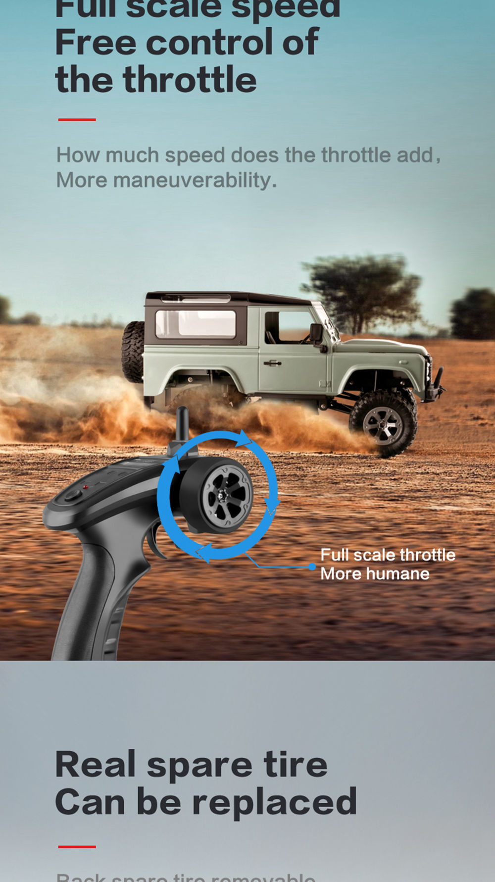 Fayee FY003B 2.4G 1:16 4WD Metal Frame Off-road RC Car RTR Snow Tires - Yellow