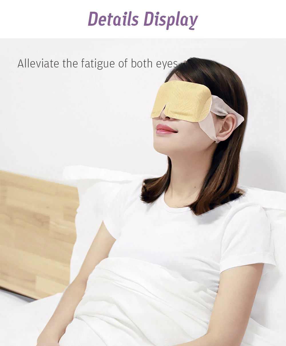 3PCS Xiaomi 90fen Steam Hot Eye Mask Chamomile