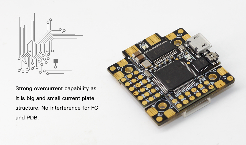 HGLRC Forward F4 AIO 3-6S Flight Controller Omnibus F4 V6 STM32F405 OSD For FPV Racing Drone
