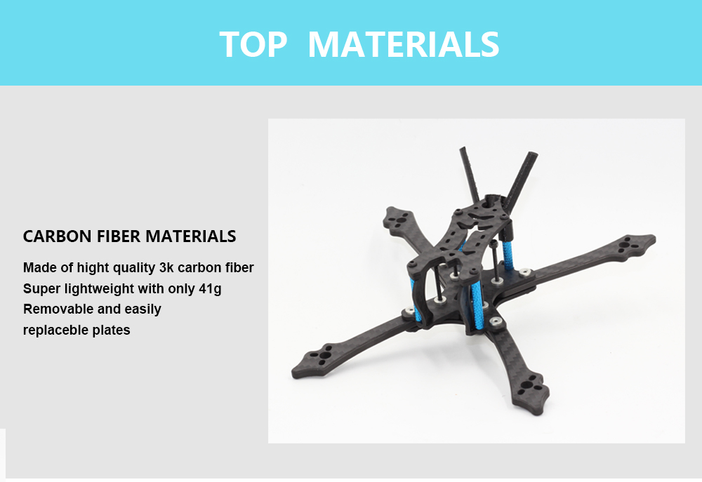 HGLRC Arrow 3 3inch Hybrid Frame Kit Arm 4mm for FPV Racing Drone