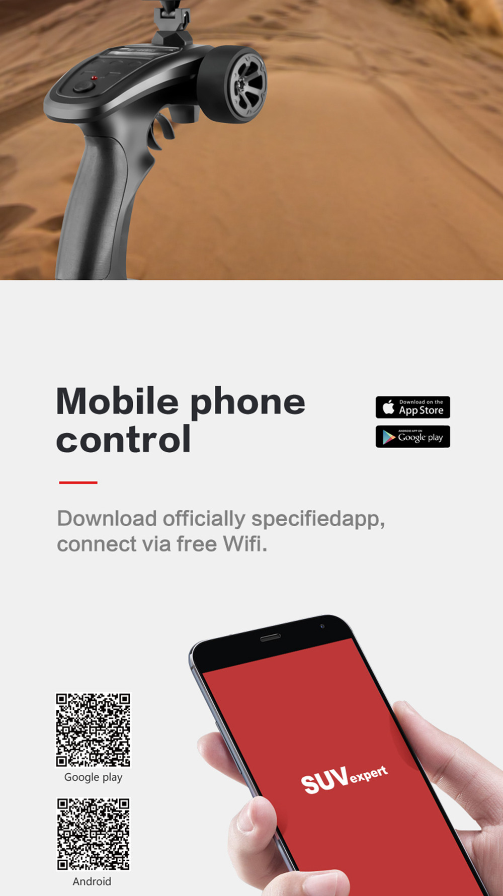 Fayee FY003B 2.4G 1:16 4WD Metal Frame Off-road RC Car RTR Snow Tires - Yellow