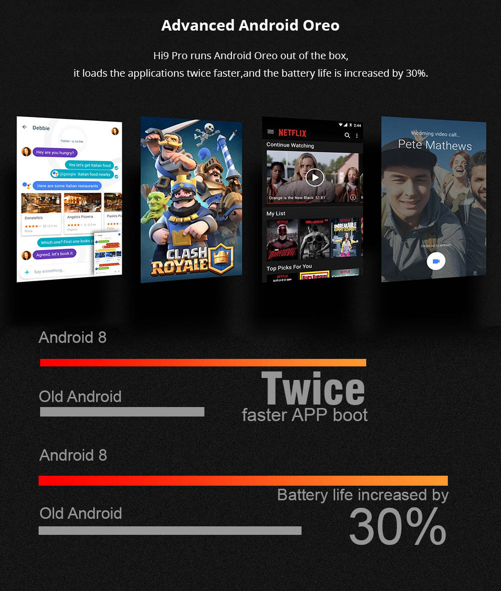 Chuwi Hi9 Pro 4G LTE Phablet MTK6797 Deca Core 8.4" IPS 2K 2560*1600 3GB RAM 32GB ROM Android 8.0 Dual SIM Dual Standby Built-in GPS GLONASS - Black