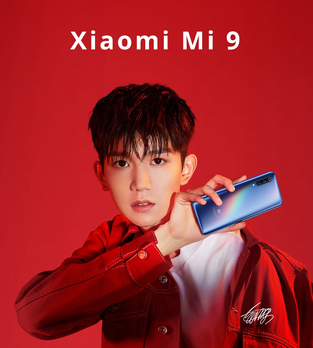 Xiaomi Mi 9 6.39 Inch 4G LTE Smartphone Snapdragon 855 6GB 128GB 48.0MP+12.0MP+16.0MP Triple Rear Cameras MIUI 10 In-display Fingerprint NFC Fast Charge - Gray