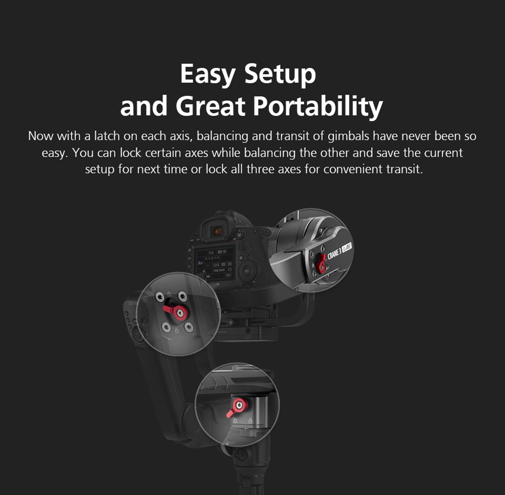 Zhiyun Crane 3 LAB Handheld Gimbal Master Version