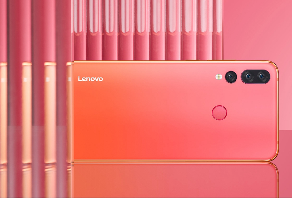 Lenovo Z5S 6.3 Inch 4G LTE Smartphone Snapdragon 710 6GB 128GB 16.0MP+8.0MP+5.0MP Triple Rear Cameras ZUI 10 Touch ID Quick Charge - Orange