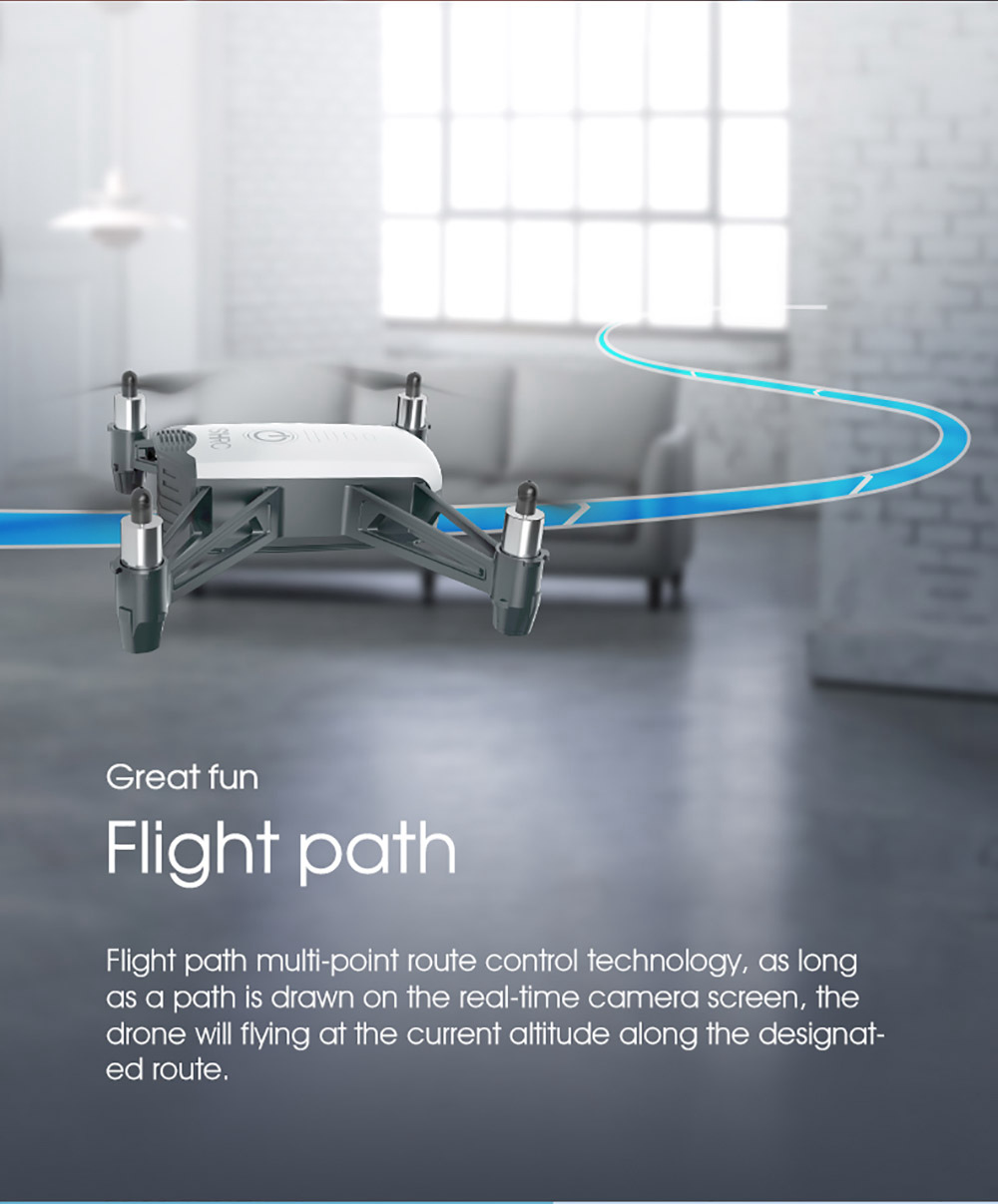 SHRC H2 Locke 2K WIFI FPV RC Quadcopter Smart Follow Optical Flow Positioning Mode RTF - White