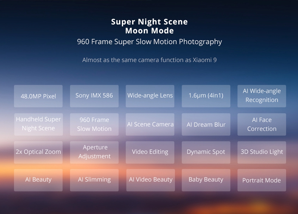 Xiaomi Mi 9 SE 5.97 Inch 4G LTE Smartphone Snapdragon 712 6GB 64GB 48.0MP+8.0MP+13.0MP Triple Rear Cameras MIUI 10 In-display Fingerprint NFC Fast Charge - Purple
