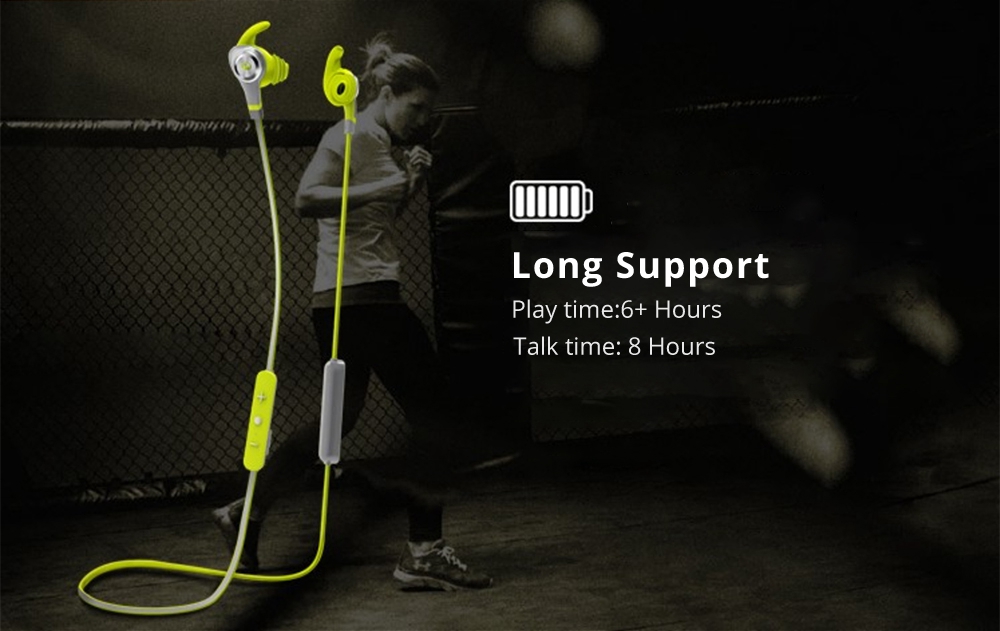 MONSTER iSport Intensity Bluetooth Earphones Water Resistant Noise Reduction - Green