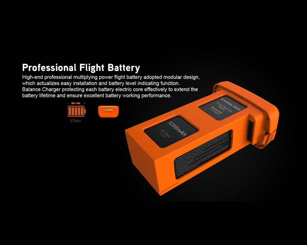 Wingsland M1 1080P 5.8G GPS FPV RC Drone With 3-Axis Gimbal 25mins Flight Time RTF