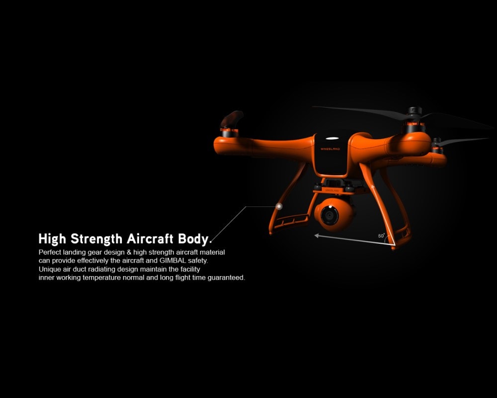 Wingsland M1 1080P 5.8G GPS FPV RC Drone With 3-Axis Gimbal 25mins Flight Time RTF