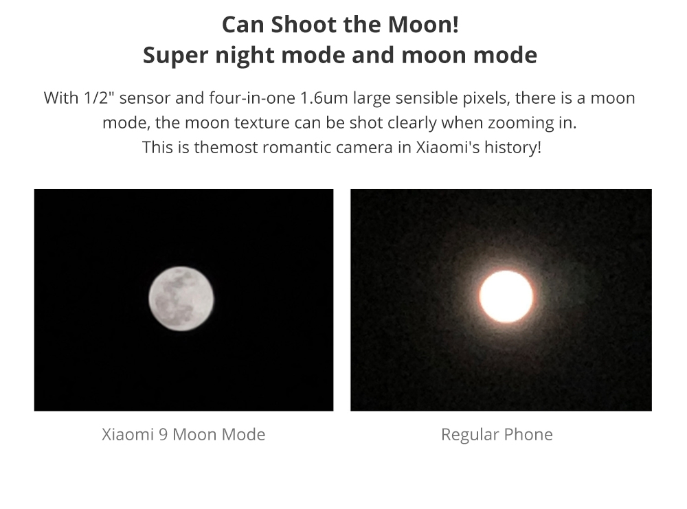 Xiaomi Mi 9 6.39 Inch 4G LTE Smartphone Snapdragon 855 6GB 128GB 48.0MP + 12.0MP + 16.0MP Drievoudige achteruitrijcamera's MIUI 10 In-display Vingerafdruk NFC snelladen - grijs