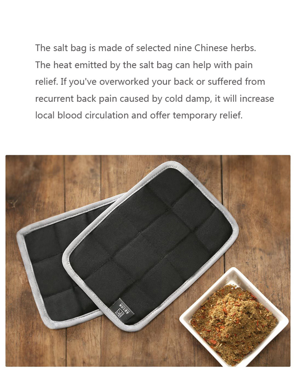 Xiaomi F10 PMA Graphene Therapy Heating Salt Moxibustion Waist Belt 3 Modes Ultralight Body Heater Massager - Grey