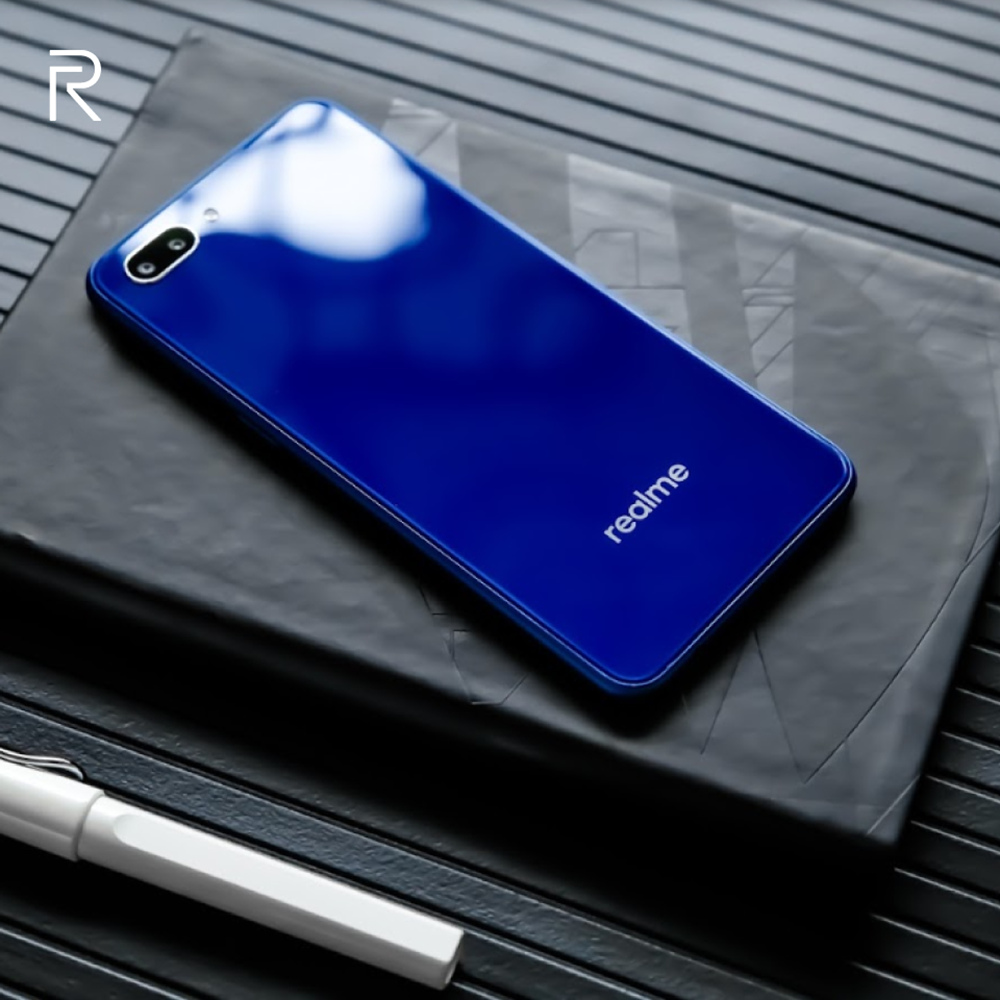 Realme C1 6.2 Inch 4G LTE Smartphone Snapdragon 450 2GB 16GB 13.0MP+2.0MP Dual Rear Cameras Android 8.1 Face Unlock Global Version - Black