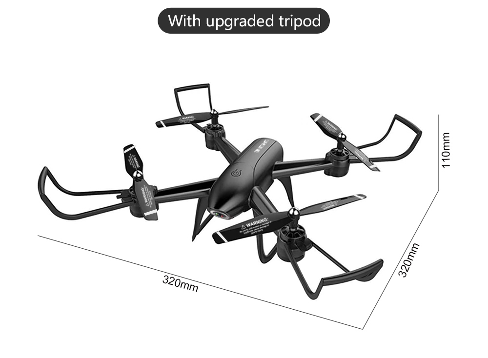 SG106 1080P WiFi FPV RC Drone Optical Flow Positioning RTF White - Three Battery