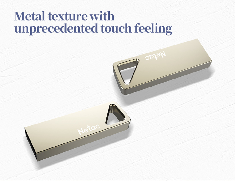 Netac U326 32GB Waterproof Metal USB2.0 Flash Drive Golden