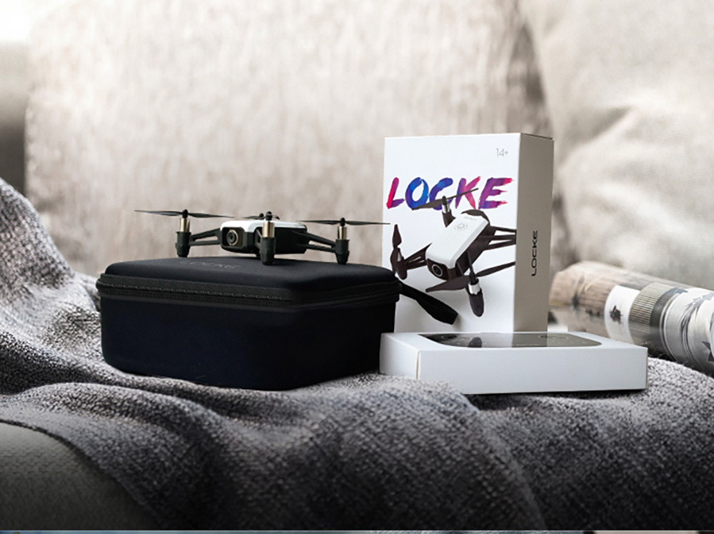 SHRC H2 Locke 2K WIFI FPV RC Quadcopter Smart Follow Optical Flow Positioning Mode RTF - Black