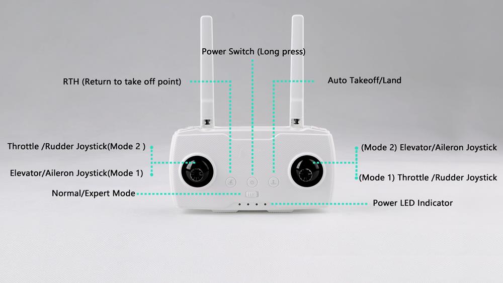 Hubsan H117S Zino 4K GPS 5G WIFI FPV RC Drone With 3-Axis Gimbal White - Portable Version