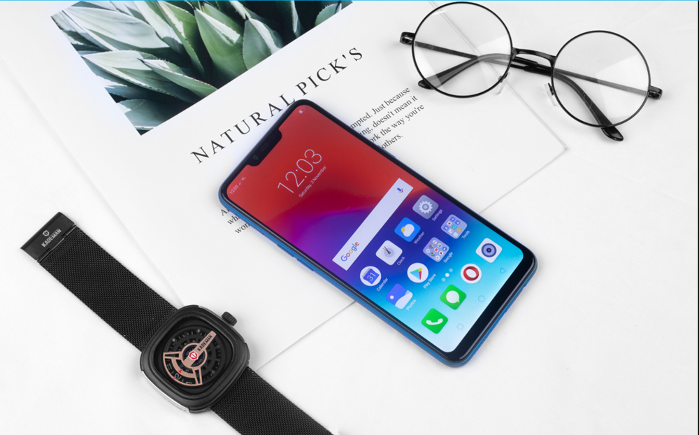 Realme C1 6.2 Inch 4G LTE Smartphone Snapdragon 450 2GB 16GB 13.0MP+2.0MP Dual Rear Cameras Android 8.1 Face Unlock Global Version - Black