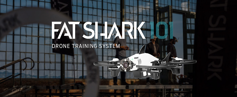 Upgrade Fat Shark 101 Training System Micro FPV Racing Drone With 5.8G 40CH Recon V2 FPV Goggles - RTF