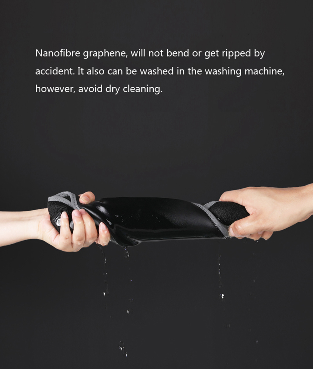 Xiaomi F10 PMA Graphene Therapy Heating Salt Moxibustion Waist Belt 3 Modes Ultralight Body Heater Massager - Grey
