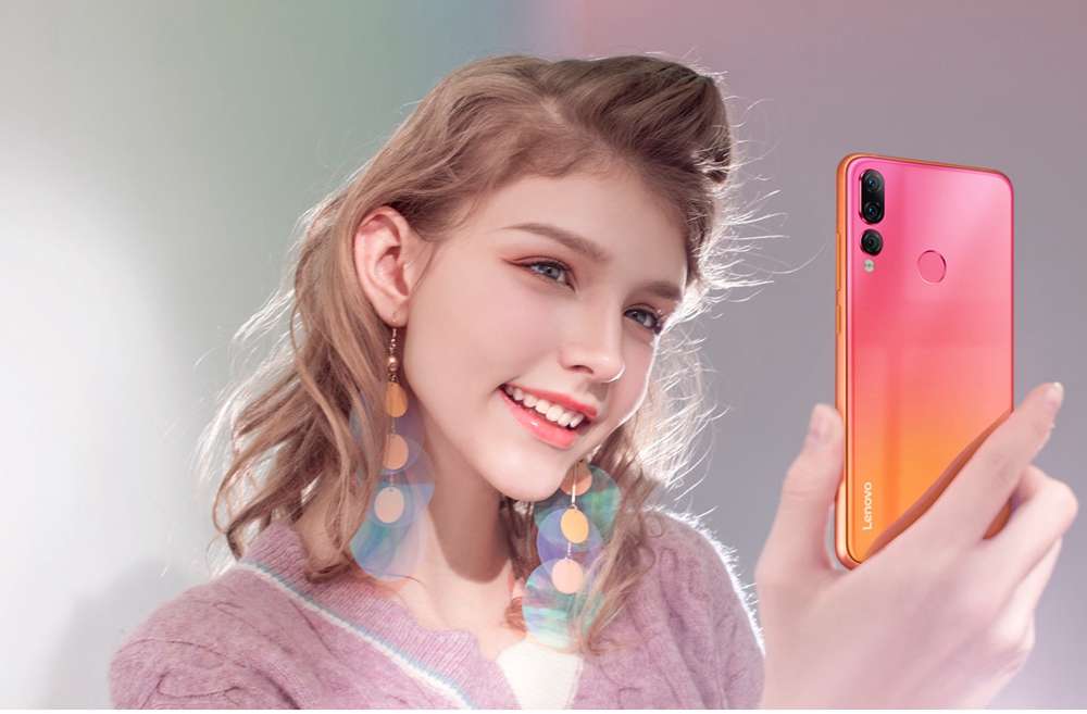 Lenovo Z5S 6.3 Inch 4G LTE Smartphone Snapdragon 710 6GB 128GB 16.0MP+8.0MP+5.0MP Triple Rear Cameras ZUI 10 Touch ID Quick Charge - Orange