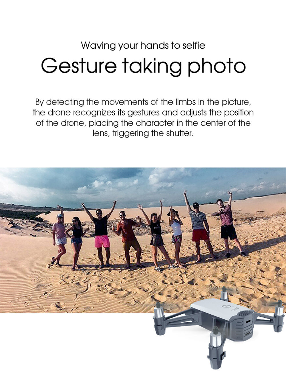 SHRC H2 Locke 2K WIFI FPV RC Quadcopter Smart Follow Optical Flow Positioning Mode RTF - White